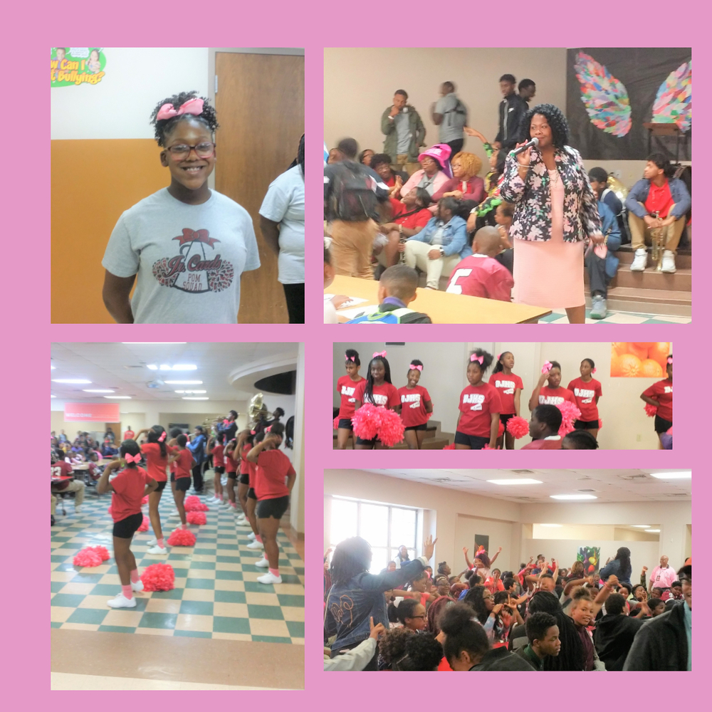 PINK OUT ASSEMBLY & PEP RALLY!!!