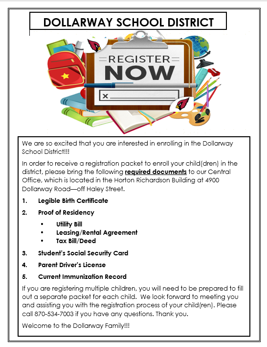 REGISTRATION OPEN: WELCOMING NEW STUDENTS!!!