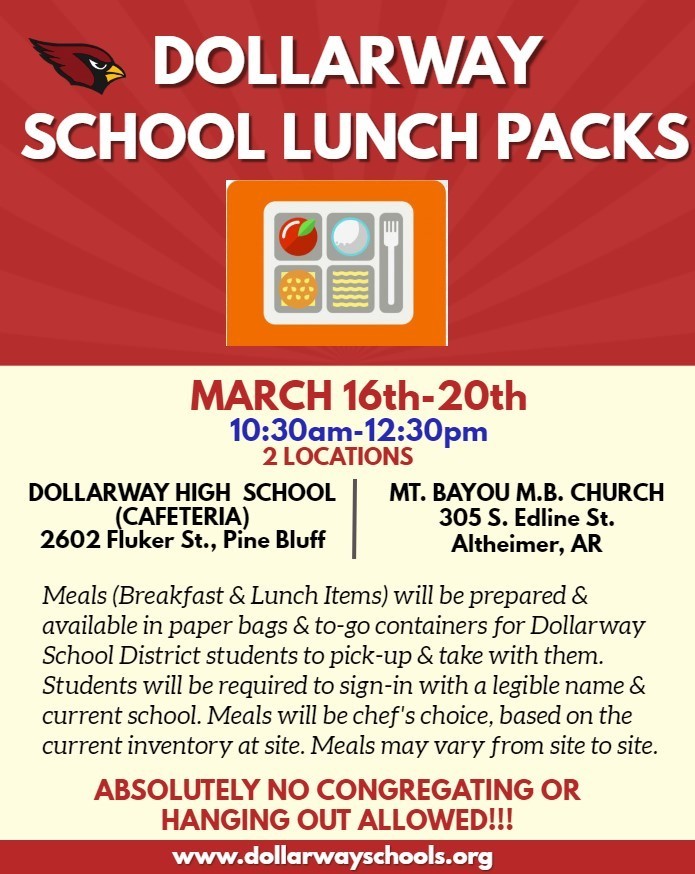DOLLARWAY PROVIDING STUDENT MEALS