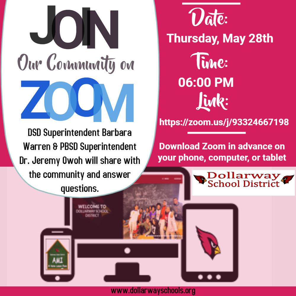JOINT COMMUNITY ZOOM MEETING