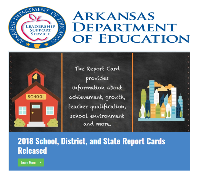 ADE STATE REPORT CARDS RELEASED