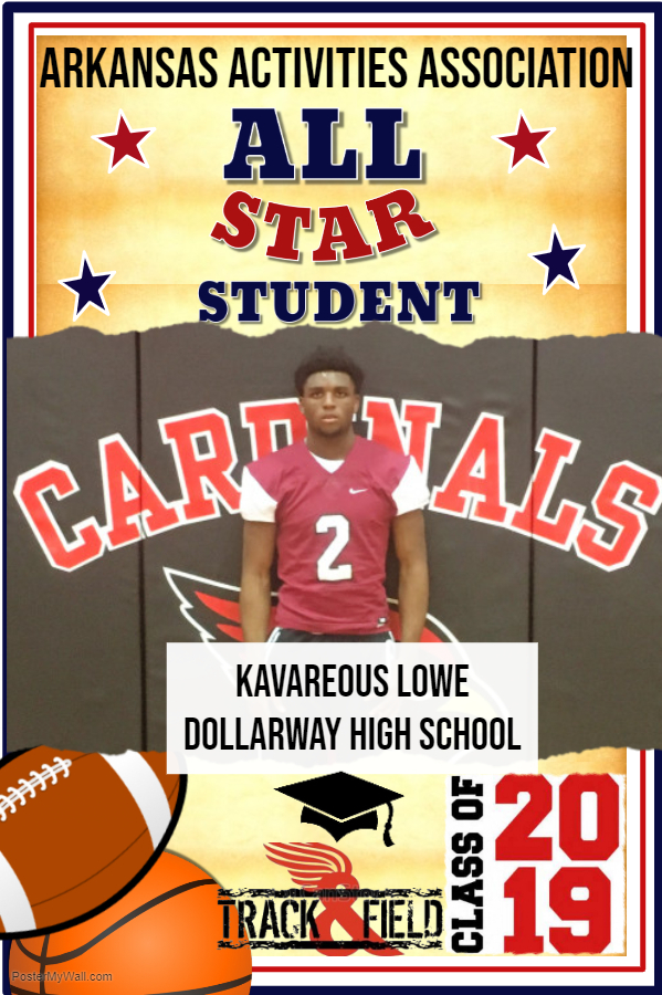 SENIOR KAVAREOUS LOWE: HIGH SCHOOL ALL-STAR