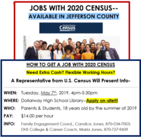 JOBS WITH U.S. CENSUS AVAILABLE