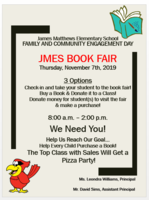 JMES FAMILY & COMMUNITY ENGAGEMENT DAY/BOOK FAIR