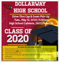 CLASS OF 2020: DRIVE-THRU CAP & GOWN PICK-UP